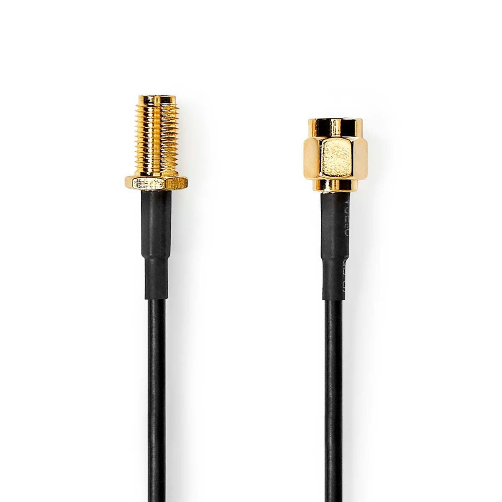 Nedis kabel antenowy SMA, męski–żeński, 2 metry