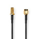 Nedis kabel antenowy SMA, męski–żeński, 2 metry Nedis kabel antenowy SMA, męski–żeński, 2 metry