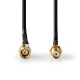 Nedis kabel antenowy SMA, męski–żeński, 3 metry Nedis kabel antenowy SMA, męski–żeński, 3 metry