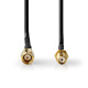 Nedis kabel antenowy SMA, męski–żeński, 50 Ω Nedis kabel antenowy SMA, męski–żeński, 50 Ω