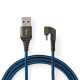 Nedis kabel USB-A do USB-C z wtykiem 180° Nedis kabel USB-A do USB-C z wtykiem 180°