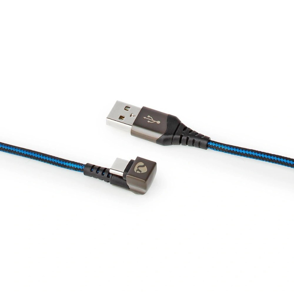 Nedis kabel USB-A do USB-C z wtykiem 180°