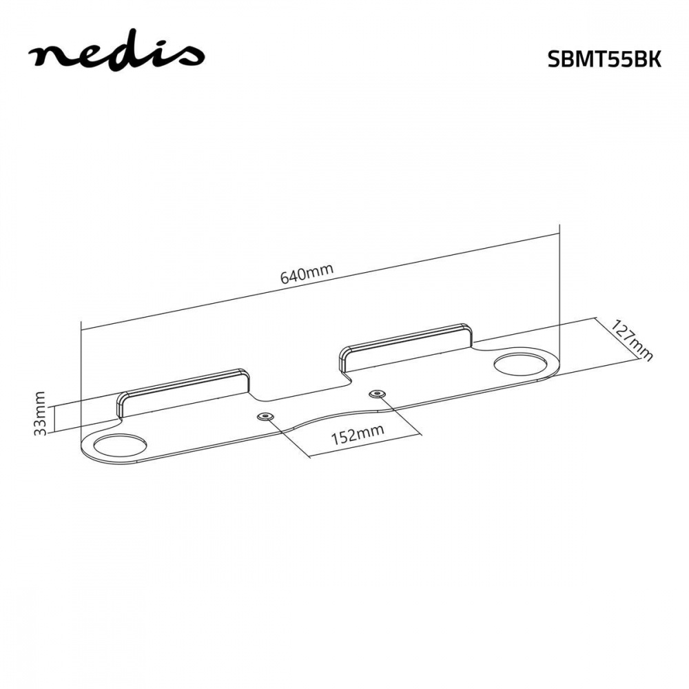 Uchwyt ścienny Nedis do Sonos Beam