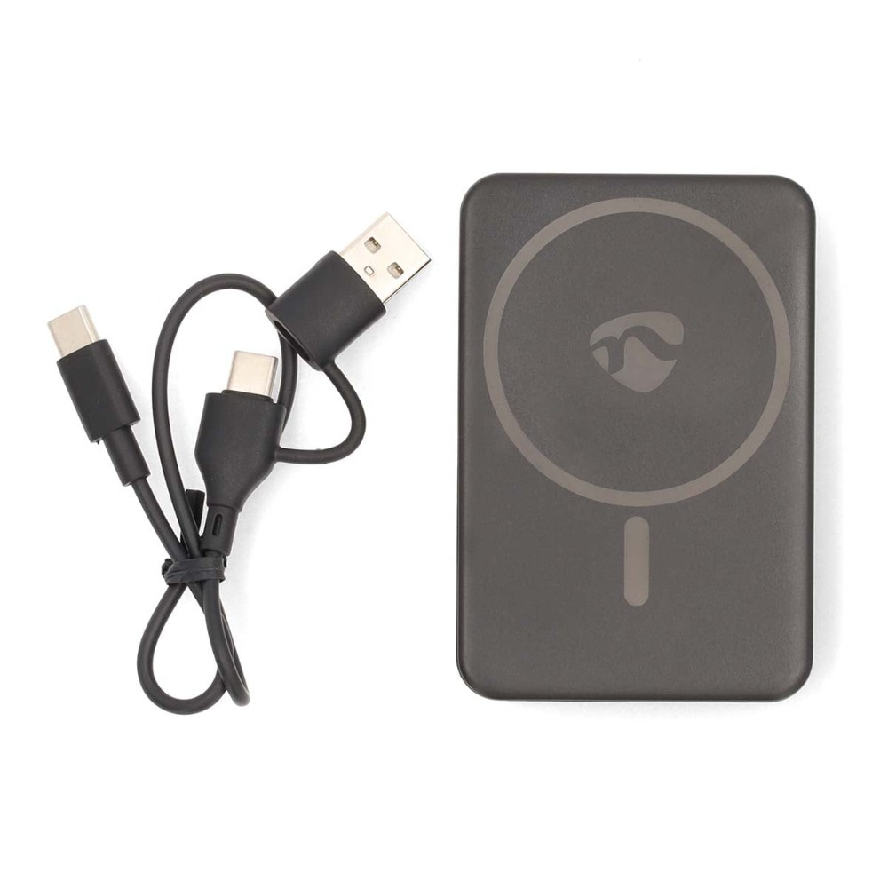 Nedis powerbank 5 000 mAh z magnetycznym ładowaniem bezprzewodowym