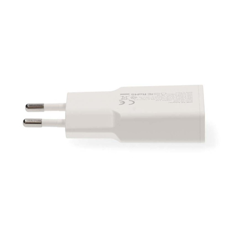 Nedis WCH-A20 GaN ładowarka ścienna 20 W, biała