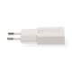 Nedis WCH-A20 GaN ładowarka ścienna 20 W, biała Nedis WCH-A20 GaN ładowarka ścienna 20 W, biała