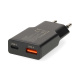 Ładowarka sieciowa Nedis 30 W 1x USB-C 1x USB-A, czarny Ładowarka sieciowa Nedis 30 W 1x USB-C 1x USB-A, czarny