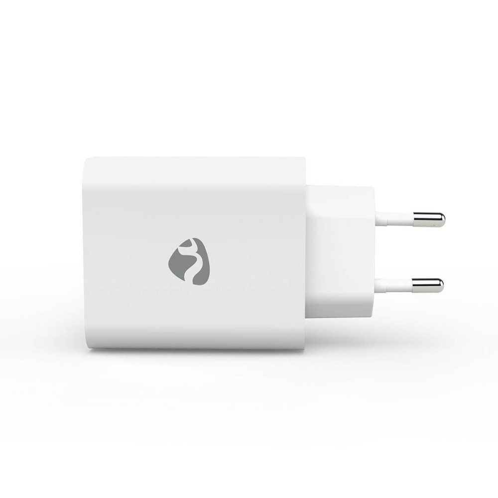 Nedis ładowarka sieciowa USB-A, 4 porty, 24 W, biała