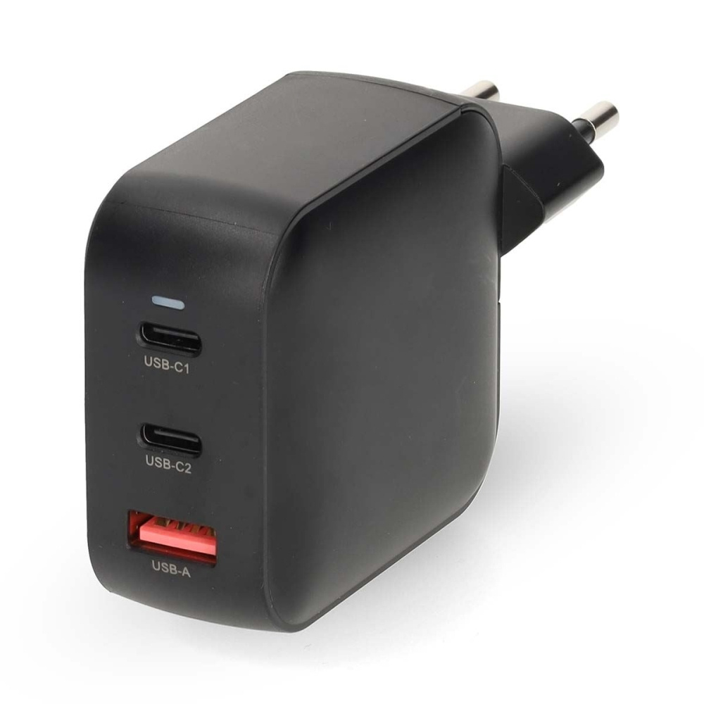 Ładowarka sieciowa Nedis 100 W 2x USB-C 1x USB-A, czarny