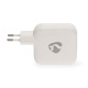 Nedis ładowarka ścienna 100 W 2x USB-C 1x USB-A, biały Nedis ładowarka ścienna 100 W 2x USB-C 1x USB-A, biały