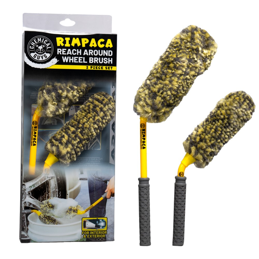 Zestaw szczotek do kół Chemical Guys Rimpaca Reach Around Ultimate, 2-pak