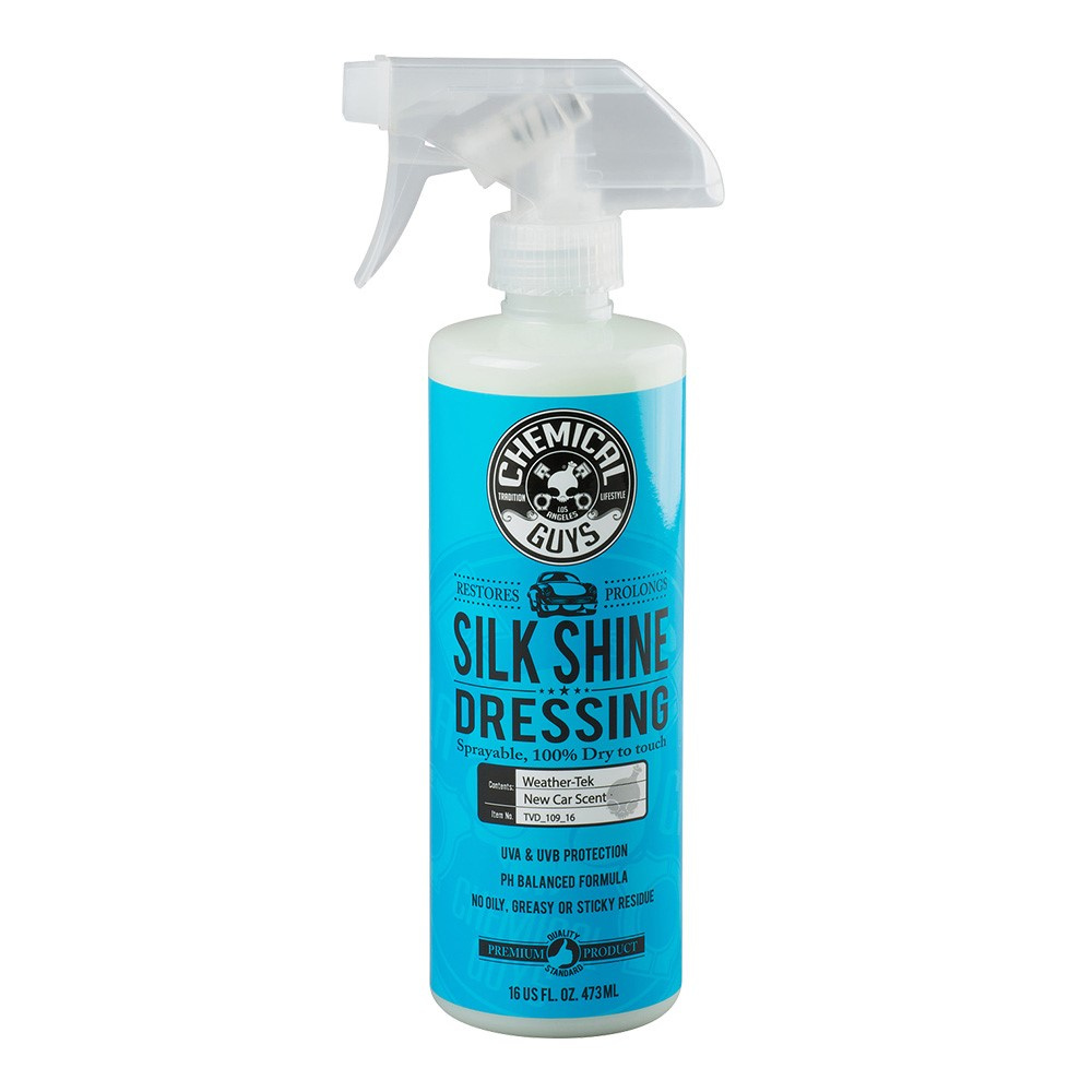 Chemical Guys Silk Shine Dressing przywraca plastik i gumę, 473 ml