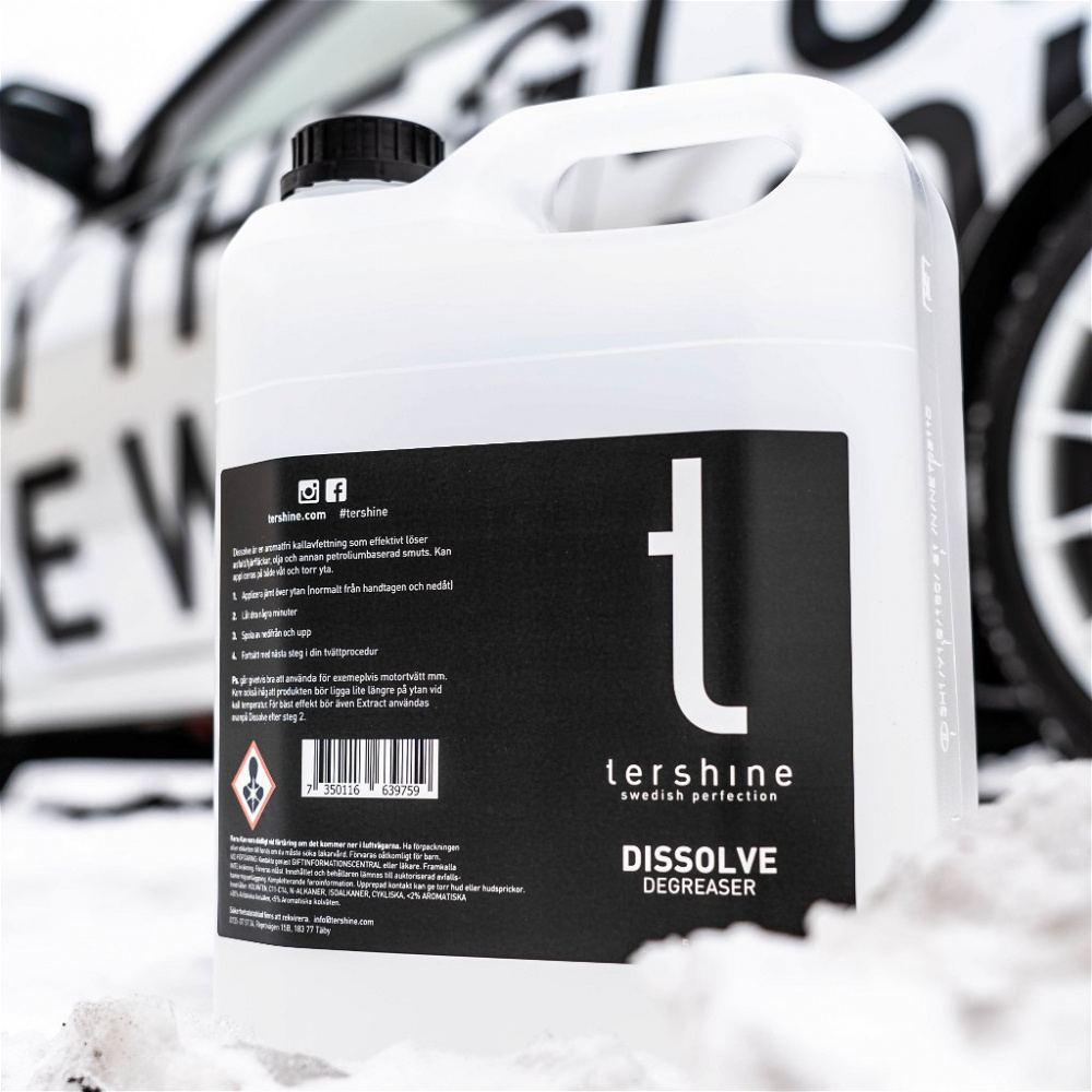 Tershine Dissolve - Odtłuszczacz, zimowy środek do usuwania asfaltu, 5 L