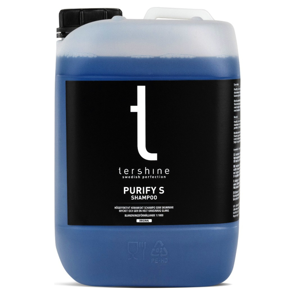 Tershine Purify S - Shampoo, ceramiczny szampon, original 5 L