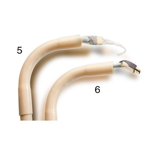 Supra HDMI Install Kit MET-B / BRAID, kątowa osłona i koszulka na kabel