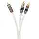 Supra Y-Link kabel subwooferowy 2RCA-1RCA, biały Supra Y-Link kabel subwooferowy 2RCA-1RCA, biały