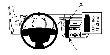 Brodit wzmocniony ProClip, Nissan/Opel/Renault