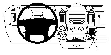 Brodit wzmocniony ProClip, Citroen/Fiat/Opel/Peugeot