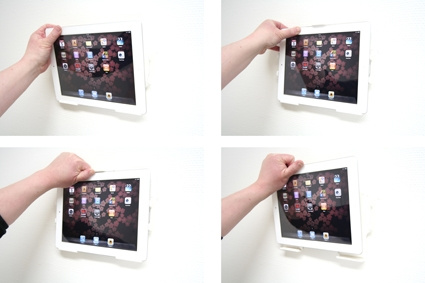 Brodit Uchwyt na ekran, Apple iPad 2 (A1395, A1396, A1397)/3rd Gen (A1416, A1430, A1403) itd.
