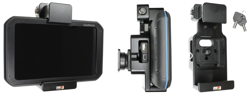 Brodit Uchwyt z zamkiem na klucz, Garmin dezl 780 LMT-D/dezlCam 785 LMT-D/Fleet 770/Fleet 780/Fleet 790