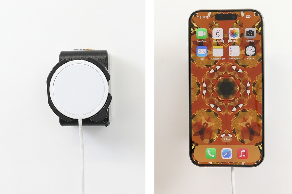Brodit uchwyt z przegubem kulowym, Apple iPhone 12/12 Mini/12 Pro/12 Pro Max/13/13 Mini/13 Pro/13 Pro Max/14/14 Plus m. in.