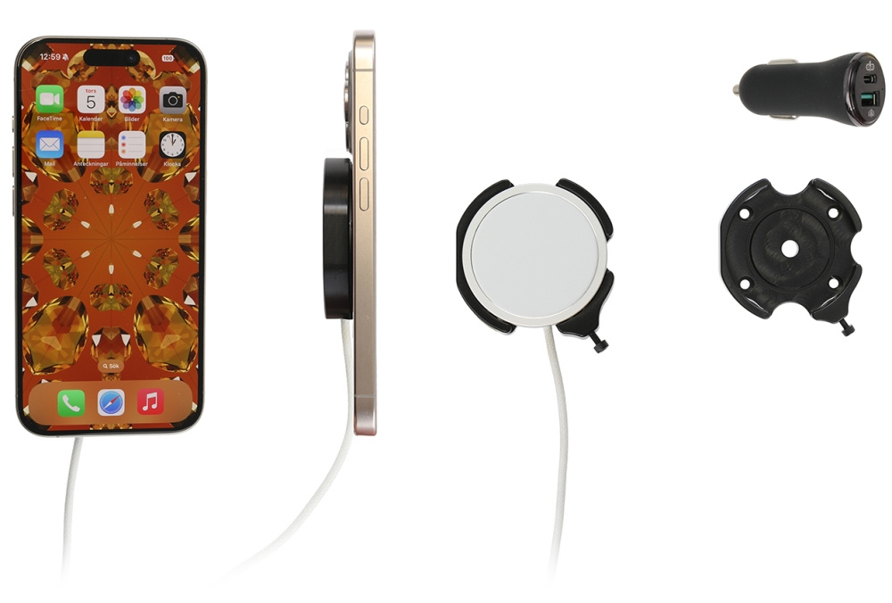 Brodit uchwyt, Apple iPhone 12/12 Mini/12 Pro/12 Pro Max/13/13 Mini/13 Pro/13 Pro Max/14/14 Plus m. in.