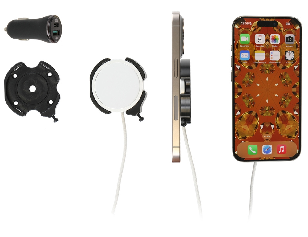 Brodit uchwyt, Apple iPhone 12/12 Mini/12 Pro/12 Pro Max/13/13 Mini/13 Pro/13 Pro Max/14/14 Plus m. in.