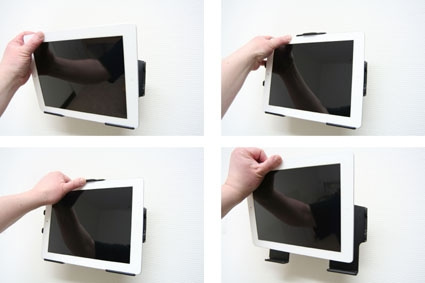Brodit pasywny uchwyt z przegubem kulowym, Apple iPad 2 (A1395, A1396, A1397)/3rd Gen (A1416, A1430, A1403)/4th Gen (A1458, A1459, A1460)/With Retina (Lightning Connector)
