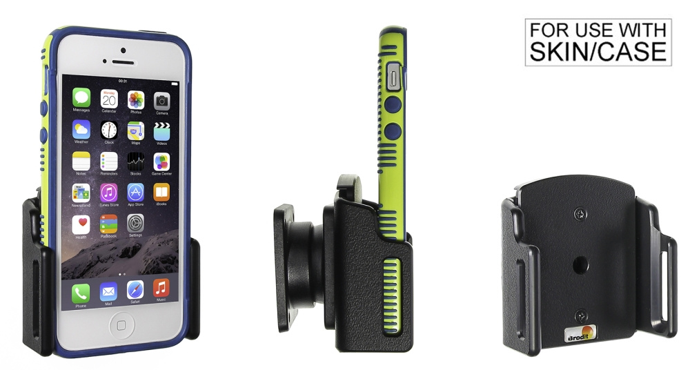 Brodit pasywny uchwyt z przegubem kulowym, Apple iPhone 12 Mini/13 Mini/5/5C/5S/SE