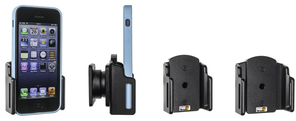 Brodit pasywny uchwyt z przegubem kulowym, Apple iPhone 5/5C/5S/SE