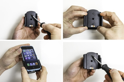 Brodit pasywny uchwyt z przegubem kulowym, Apple iPhone 5/5C/5S/SE