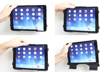 Brodit pasywny uchwyt z przegubem kulowym, Apple iPad 5th Gen (A1822, A1823)/9.7 6th Gen (A1893, A1954)/9.7 New/Air (A1474, A1475, A1476)