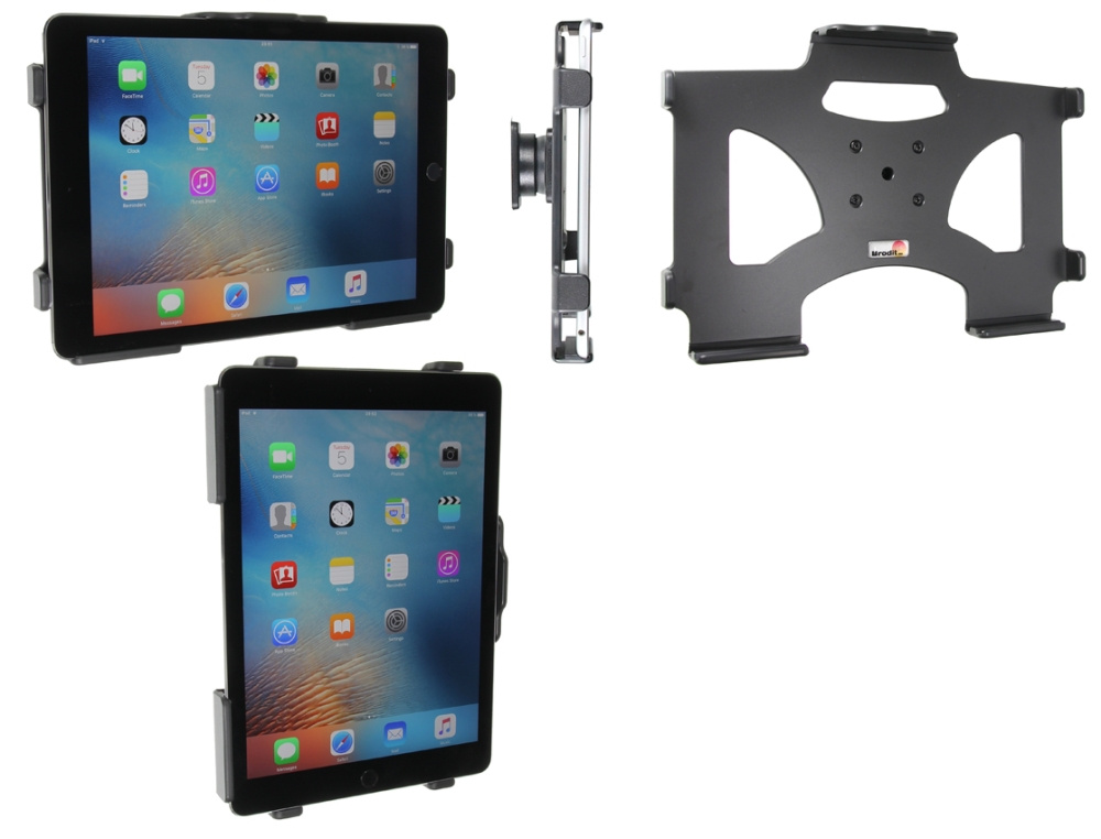 Uchwyt pasywny Brodit z przegubem kulowym, Apple iPad Air 2 (A1566, A1567)/Pro 9.7 (A1673, A1674, A1675)