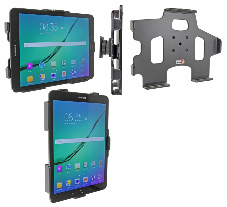 Uchwyt pasywny Brodit z przegubem kulowym, Samsung Galaxy Tab S2 9.7 SM-T810/SM-T813/SM-T815/SM-T819