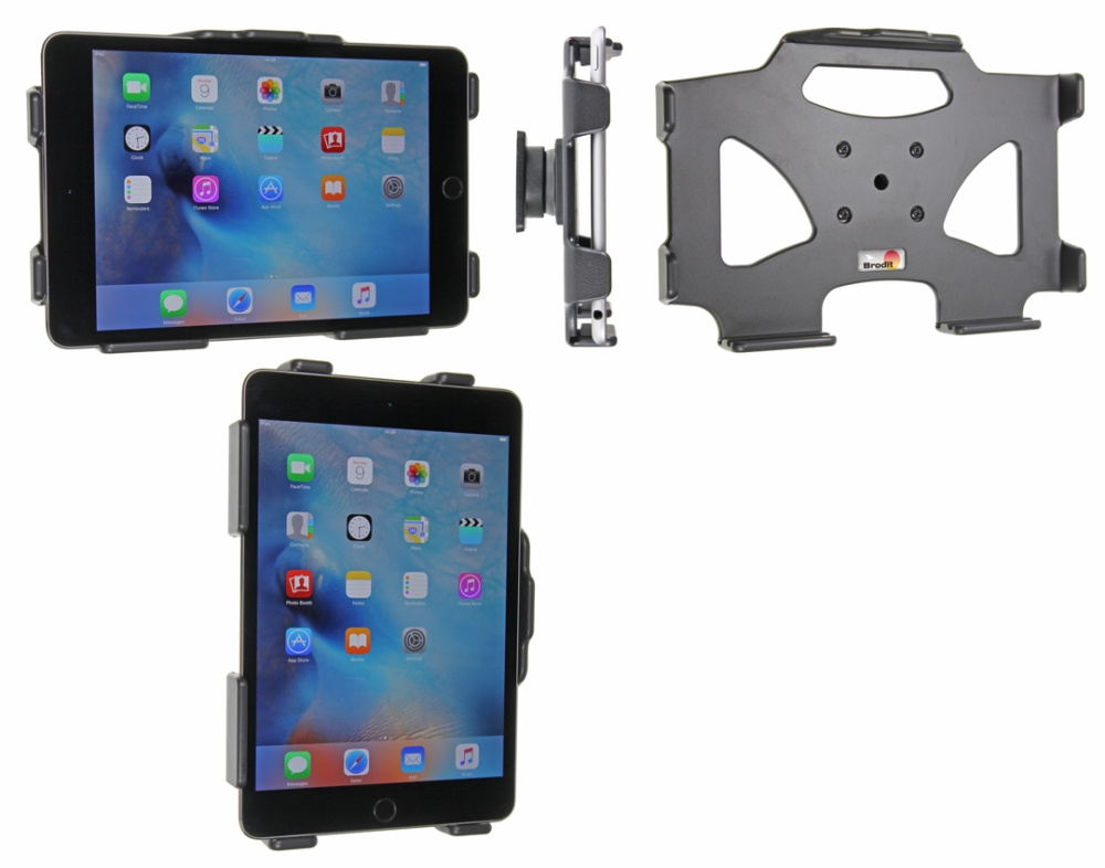 Uchwyt pasywny Brodit z przegubem kulowym, Apple iPad Mini 2019/4 (A1538, A1550)/5th Gen (A2124, A2125, A2126, A2133)