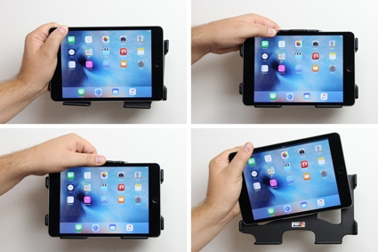 Uchwyt pasywny Brodit z przegubem kulowym, Apple iPad Mini 2019/4 (A1538, A1550)/5th Gen (A2124, A2125, A2126, A2133)