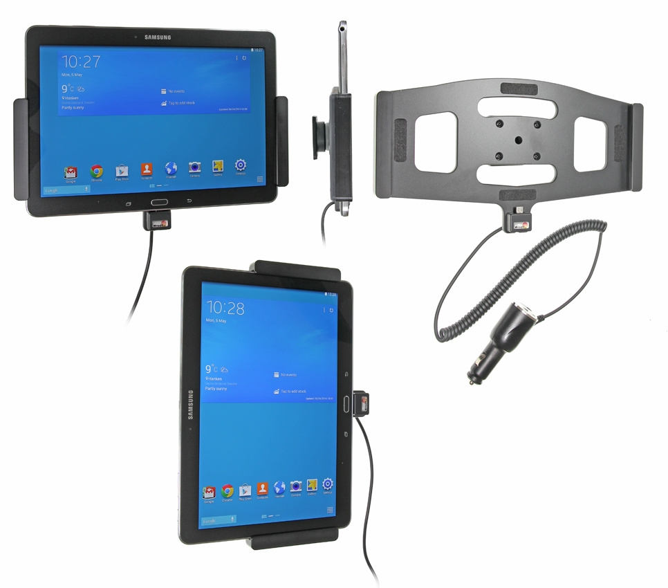 Brodit Aktywny uchwyt z wtyczką do gniazda zapalniczki, Samsung Galaxy Tab PRO 10.1 LTE SM-T525/SM-T520
