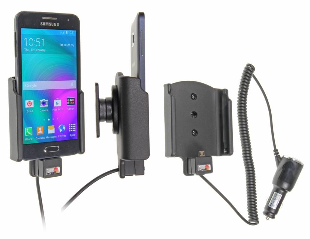Brodit Aktywny uchwyt z wtyczką do gniazda zapalniczki, Samsung Galaxy A3 SM-A300