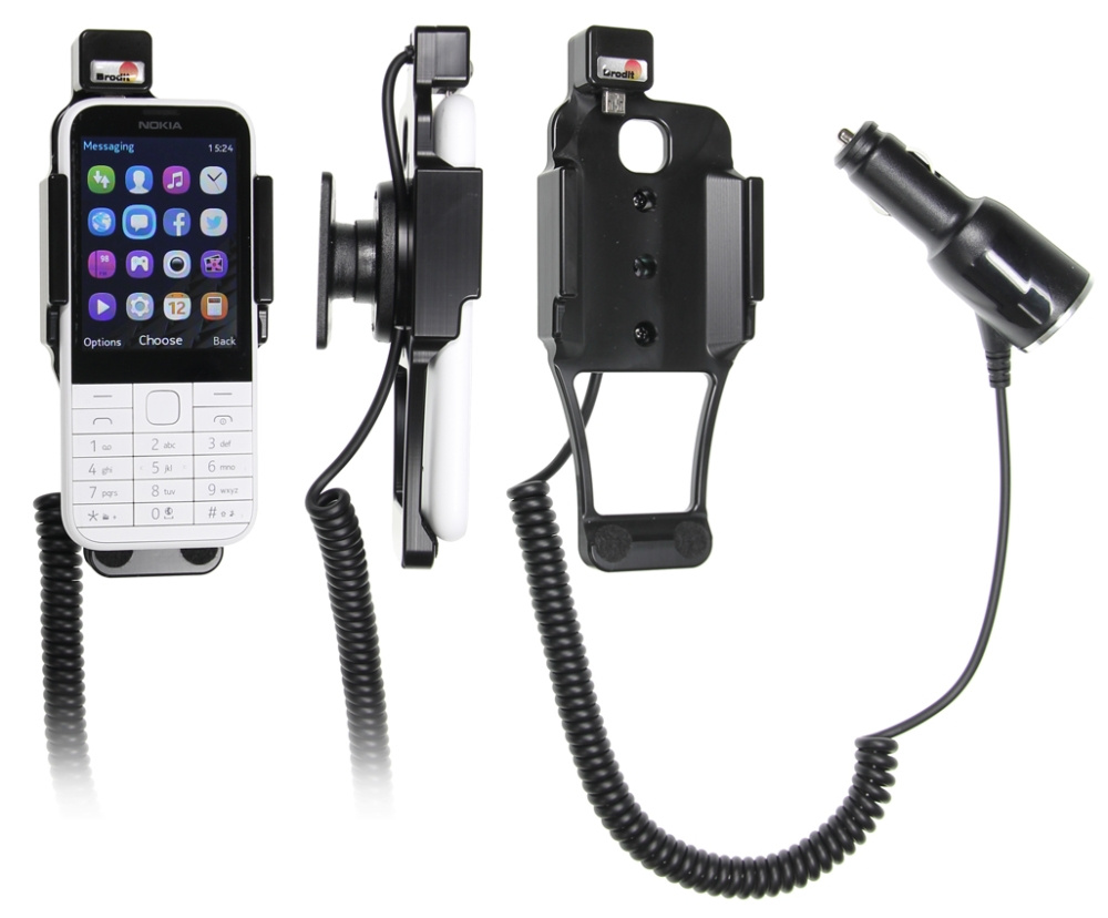 Brodit Aktywny uchwyt z wtyczką do gniazda zapalniczki, Nokia 225