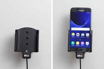 Uchwyt aktywny Brodit z wtyczką do gniazda zapalniczki, Samsung Galaxy S7