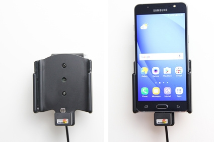 Uchwyt aktywny Brodit z wtyczką do gniazda zapalniczki, Samsung Galaxy J5 (2016)