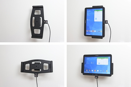 Uchwyt aktywny Brodit do stałej instalacji, Samsung Galaxy Tab 4 10.1 SM-T530/SM-T531/SM-T535