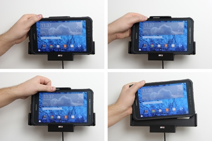 Uchwyt aktywny Brodit do stałej instalacji, Samsung Galaxy Tab Active 8.0 SM-T365