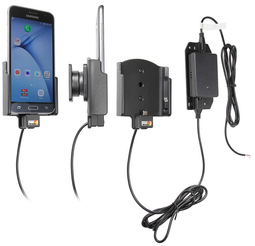 Brodit Aktywny uchwyt do stałej instalacji, Samsung Galaxy J3 (2016)/J5 (2017)