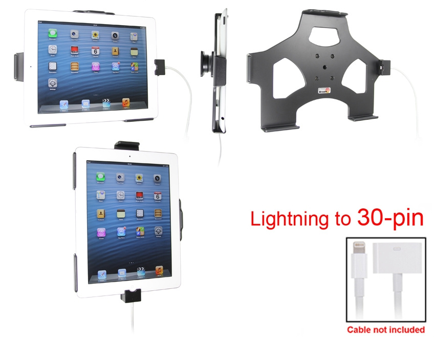 Brodit Uchwyt do połączenia kablowego, Apple iPad 4th Gen (A1458, A1459, A1460)/With Retina (Lightning Connector)