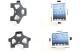Brodit Uchwyt do połączenia kablowego, Apple iPad 4th Gen (A1458, A1459, A1460)/With Retina (Lightning Connector) Brodit Uchwyt do połączenia kablowego, Apple iPad 4th Gen (A1458, A1459, A1460)/With Retina (Lightning Connector)