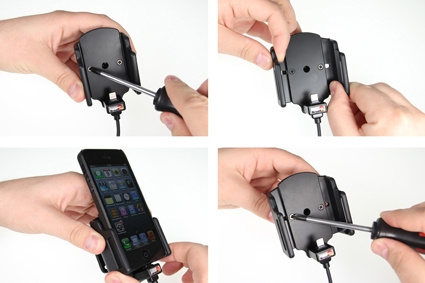 Brodit aktywny uchwyt z kablem USB i adapterem do gniazda zapalniczki, Apple iPhone 5/5C/5S/SE
