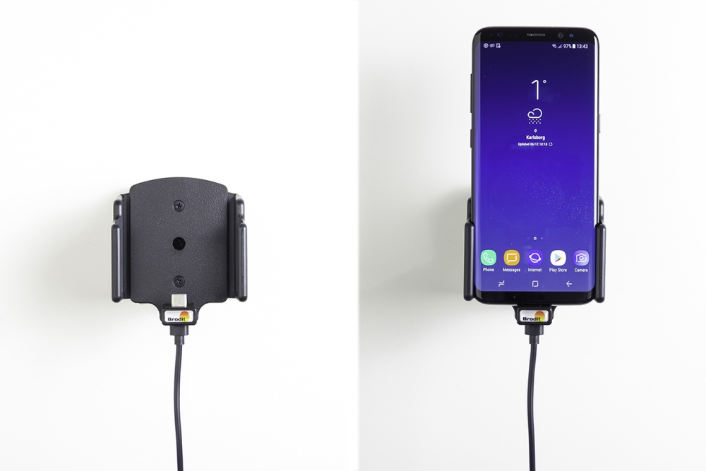 Brodit aktywny uchwyt z wtyczką do zapalniczki, Samsung Galaxy S24 SM-S921B/DS/S25