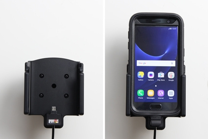Brodit aktywny uchwyt z kablem USB i adapterem do gniazda zapalniczki, Samsung Galaxy S7