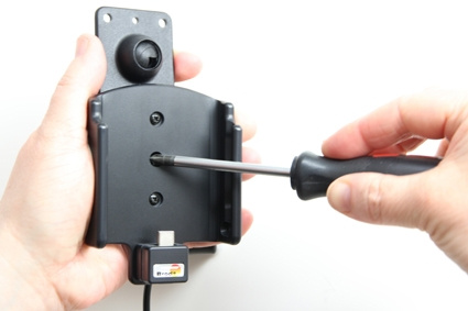 Aktywny uchwyt Brodit z kablem USB i adapterem do gniazda zapalniczki, Samsung Galaxy A3 (2017)